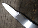 Vtg Winchester Single 2.5" Blade Folding Pocket Knife Deer Scene Stainless Steel
