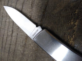Vtg Winchester Single 2.5" Blade Folding Pocket Knife Deer Scene Stainless Steel