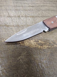 Vtg Winchester Single 2.5" Blade Folding Pocket Knife Deer Scene Stainless Steel