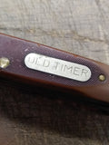 Vtg Schrade USA 340T Old Timer 3 Blade Folding Pocket Knife 2.5" Blade