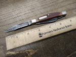 Vtg Schrade USA 340T Old Timer 3 Blade Folding Pocket Knife 2.5" Blade
