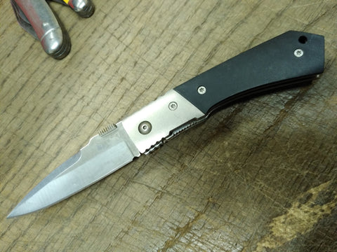 Vtg CRKT Brian Tighe Design 8101 Single Blade Folding Pocket Knife 2 5/8" Blade!