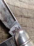 Vtg Imperial Prov R.I. USA Folding Pocket Knife Metal Handle 2 Blade 3" Closed