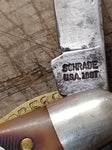 Vtg Schrade Old Timer USA 180T Single Blade Folding Pocket Knife 2 Inch Blade