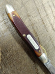 Vtg Schrade Old Timer USA 180T Single Blade Folding Pocket Knife 2 Inch Blade