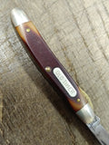 Vtg Schrade Old Timer USA 180T Single Blade Folding Pocket Knife 2 Inch Blade