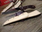 Cobra Stainless Steel 11" Fixed Blade Bowie Hunting Knife Leather Sheath Japan 1
