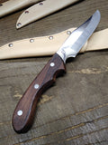 Cobra Stainless Steel 11" Fixed Blade Bowie Hunting Knife Leather Sheath Japan 1