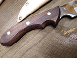Cobra Stainless Steel 11" Fixed Blade Bowie Hunting Knife Leather Sheath Japan 1