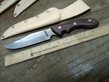 Cobra Stainless Steel 11" Fixed Blade Bowie Hunting Knife Leather Sheath Japan 1