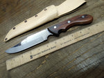 Cobra Stainless Steel 11" Fixed Blade Bowie Hunting Knife Leather Sheath Japan 2