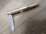 Vtg Winchester Bullet Folding #4040515A Pocket Knife 1 5/8 Inch Blade Nice Shape