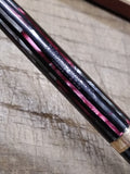 Vtg Parker Duofold Mechanical Pencil Rose Gray Geometric Stripe w/Box Works!