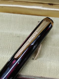 Vtg Parker Duofold Mechanical Pencil Rose Gray Geometric Stripe w/Box Works!