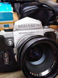 Vtg Miranda 35mm Film Camera with 5cm 1:1.9 lens Shutter Works