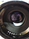 Vtg Miranda 35mm Film Camera with 5cm 1:1.9 lens Shutter Works