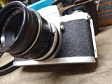 Vtg Miranda 35mm Film Camera with 5cm 1:1.9 lens Shutter Works
