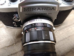 Vtg Miranda 35mm Film Camera with 5cm 1:1.9 lens Shutter Works