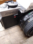 Vtg Minolta XG A 35mm SLR Film Camera with MD 50mm 1:1.7 lens Strap Case