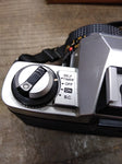 Vtg Minolta XG A 35mm SLR Film Camera with MD 50mm 1:1.7 lens Strap Case
