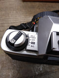 Vtg Minolta XG A 35mm SLR Film Camera with MD 50mm 1:1.7 lens Strap Case