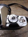 Vtg Minolta XG A 35mm SLR Film Camera with MD 50mm 1:1.7 lens Strap Case