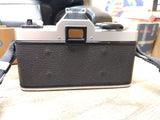 Vtg Minolta XG A 35mm SLR Film Camera with MD 50mm 1:1.7 lens Strap Case