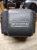 Vtg Yashica TL 35mm SLR Film Camera Auto Yashinon DX 1:2 f 50 lens Shutter Works