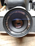 Vtg Yashica TL 35mm SLR Film Camera Auto Yashinon DX 1:2 f 50 lens Shutter Works