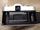 Vtg Yashica TL 35mm SLR Film Camera Auto Yashinon DX 1:2 f 50 lens Shutter Works