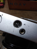 Vtg Yashica TL 35mm SLR Film Camera Auto Yashinon DX 1:2 f 50 lens Shutter Works