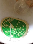 Vtg 3 Pc Bone China Mini Bell Lot W Virginia Smoke Caverns Black Water Ringers!