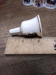 Vtg 3 Pc Bone China Mini Bell Lot W Virginia Smoke Caverns Black Water Ringers!