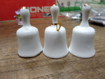 Vtg 3 Pc Bone China Mini Bell Lot Virginia Beach Dominican Republic Myrtle Beach