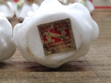 Vtg 3 Pc Bone China Mini Lot Napcoware Flower Girl Of The Month Figurines Minty!