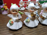 Vtg Bone China Mini Lot Napcoware Musical Flower Girl Of The Month Figurines!