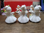 Vtg Bone China Mini Lot Napcoware Musical Flower Girl Of The Month Figurines!