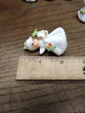 Vtg Bone China Mini Lot Napcoware Musical Flower Girl Of The Month Figurines!