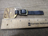 Vtg WABCO Road Grader Brass Pocket Watch Fob Furnival Machinery Co Good Shape!