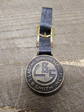 Vtg L.B. Smith Inc. Brass Pocket Watch Fob Lasting Bonafide Service Good Shape!