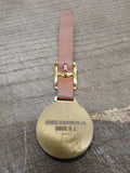 Vtg Bucyrus Erie Brass Pocket Watch Fob Binder Machinery Co Union NJ Good Shape!