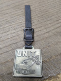 Vtg Unit Crane And Shovel Corp Pocket Watch Fob Clamshells Draglines Milwaukee