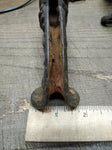 Vtg Antique 4 Piece Set Cast Iron Lion Head Table Legs? Shelf Brackets? Nice!