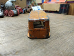 Vtg Tootsietoy Diecast 4651 Fageol Bus Metal Wheels Orange Paint Needs 2 Wheels