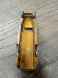 Vtg Tootsietoy Diecast 4651 Fageol Bus Metal Wheels Orange Paint Needs 2 Wheels