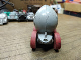 Vtg Manoil Barclay Diecast Metal Slush Mold Gas Tanker Toy Wooden Wheels 1930's
