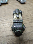 Vtg C.A.W Charles A Wood Metal Slush Mold Toy Roadster Car Steel Wheels 1930's
