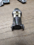 Vtg C.A.W Charles A Wood Metal Slush Mold Toy Roadster Car Steel Wheels 1930's