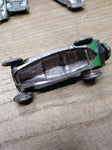 Vtg C.A.W Charles A Wood Metal Slush Mold Toy Roadster Car Steel Wheels 1930's