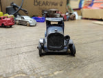 Vtg Tootsietoy Diecast 1928 Ford Model A Coupe Steel Wheels Blue Needs 2 Wheels